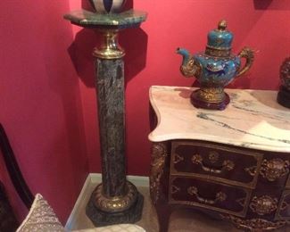 Unique green Marble stands