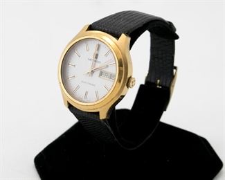 Movado electronic day & date men's watch