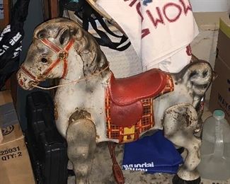 MOBO THE ANTIQUE HORSE GARAGE IS PACKED