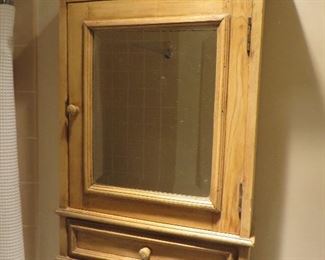 Vintage Pine Medicine Chest / Cabinet
