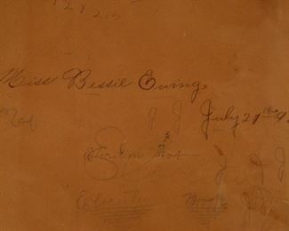 Elocution Exercise Book of Bessie Ewing of Greenville, dated July 1898.