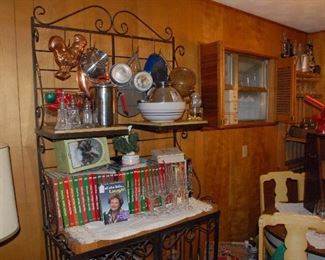 Nice large baker's rack.