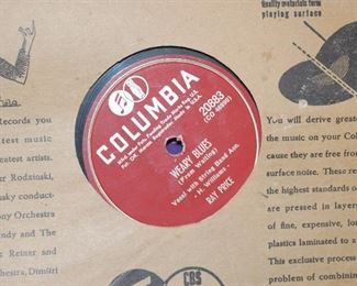 We have several vintage 78s,