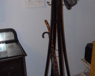 Mission Hat Rack/Umbrella stand. This is an original from the 1920s/1930s. Stickley style, but no label.