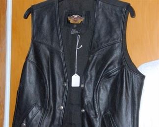 Harley Davidson women's leather vest