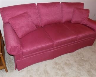 red sleeper sofa