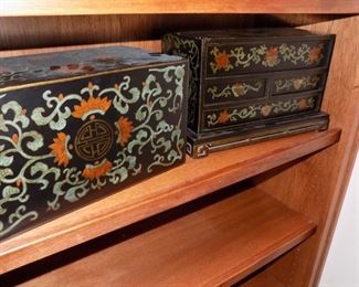 antique Asian jewelry box