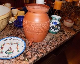 stoneware urn
