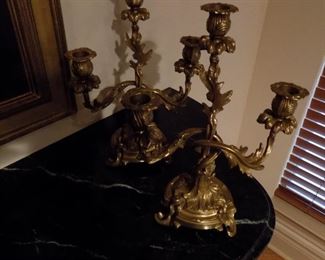 candleabra pair