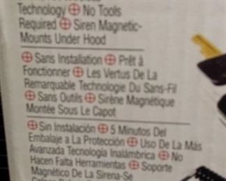 Vintage Stake Out wireless remote auto alarm system never used #AA-9005