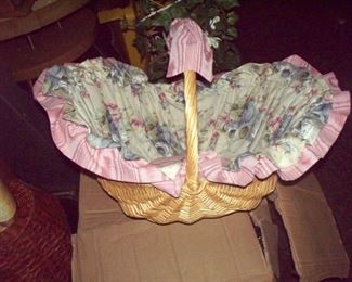 Fabric Lined large basket