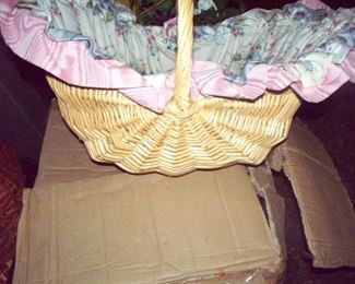 Fabric Lined large basket