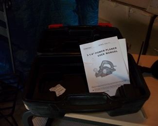 New in case Toughtest Power Planer Model#YT6111 3-1/4" Planer, Includes Case - User manual 