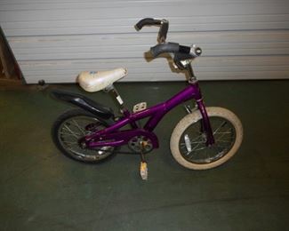 Vintage 16" Girls Schwinn purple bike