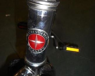 Vintage 16"Boys Schwinn Scrambler metallic silver bike