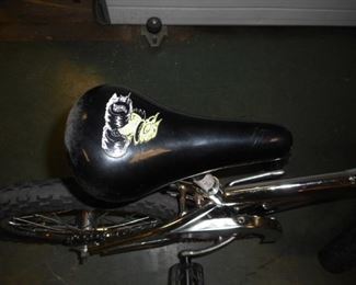 Vintage 16"Boys Schwinn Scrambler metallic silver bike