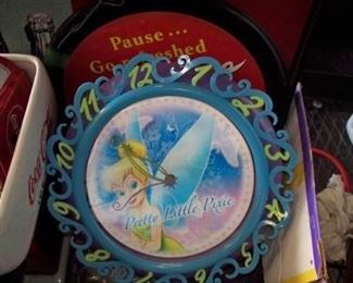 Vintage Tinker Bell clock