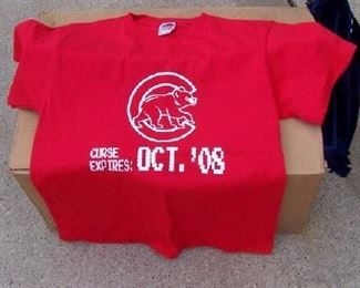 Vintage New old stock collectible Chicago Cubs 2008 Cubs t-shirts red assorted sizes still available