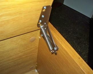 Solid Wood hinged made in Denmark Toy box