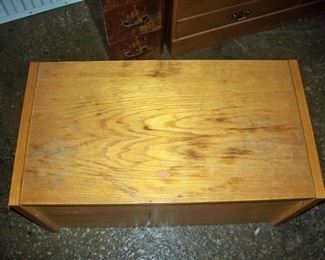 Solid Wood hinged made in Denmark Toy box