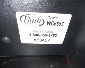 (1) Bush model# WC6853 gray 2 drawer file cabinet (only one available)