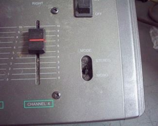 Radio Shack 4 channel mixer