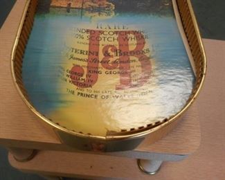 Vintage J&B Scotch oval advertisement clock