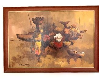 Original art.  Signed Alfredo Buenoventura