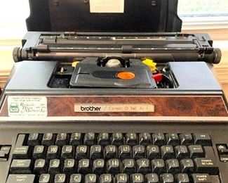 Vintage Brother typewriter