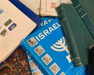 Several books of international stamps