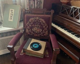 1 OF SEVERAL VICTORIAN CHAIRS