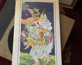 PAUL CLINE CLOWN PRINT