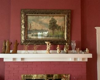 BEAUTIFUL ITEMS ON MANTLE