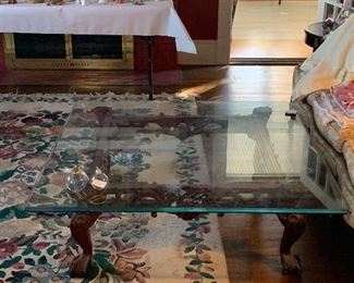 LARGE TABLE WITH GLASS TOPS