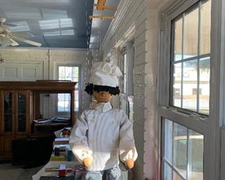 WOODEN CHEF MARIONETTE