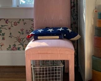 BAR CHAIR, FLAG AND MORE