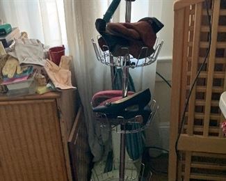 CHROME SHOE RACK