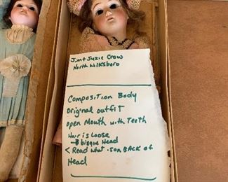 1 OF MANY ANTIQUE DOLLS