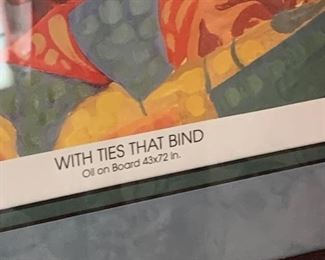 SIGNED TIES THAT BIND PRINT