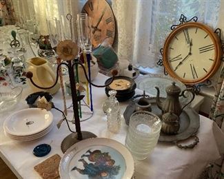 TABLES ARE FULL OF COOL ITEMS