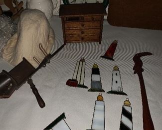 STAINED GLASS LIGHTHOUSES