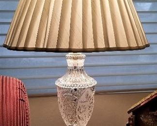 Vintage glass lamps. Great for mid-century modern or art deco decor