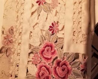 Fine vintage table linens