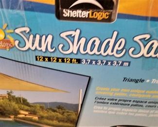 Sun shade sail. Great for Arizona for so many uses.