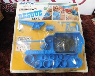 Marx Toys Emergency Rescue Tank in Original Packaging