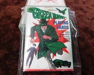Old Green Hornet Playing Cards in Box