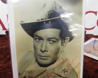 Autographed Todd Andrews Promo Photo "The Gray Ghost"