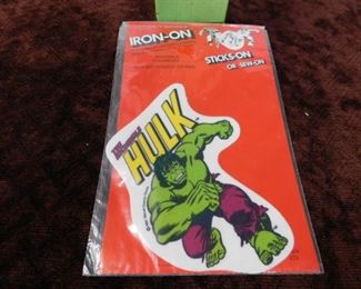 Vintage Hulk Iron-on in Package