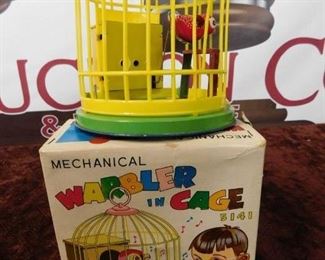 Japan Mechanical Warbler in Cage