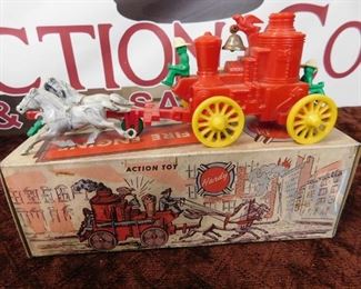 Hardy Horse Drawn Fire Engine in Box